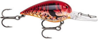 Storm Original Wiggle Wart Crankbait Phantom Red Craw 2" 3/8 Oz