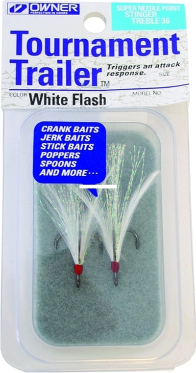 Owner Stinger-36 Tournament Trailer Treble Hooks