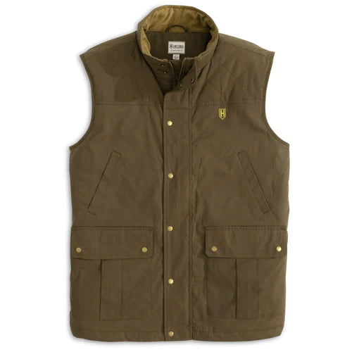 Heybo Moorland Waxed Vest - Brown