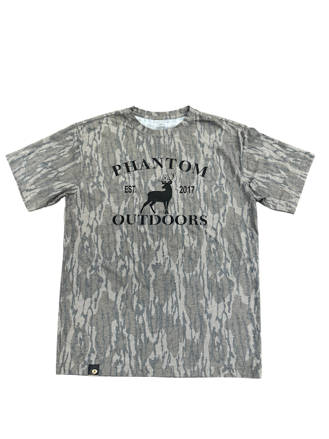 Youth Phantom Outdoors Mossy Oak Bottomland Buck Est. 2017 Tri-Blend