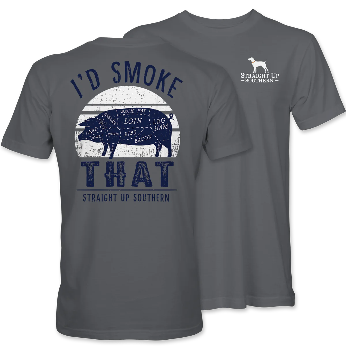 I'd Smoke That T-Shirt - Charcoal