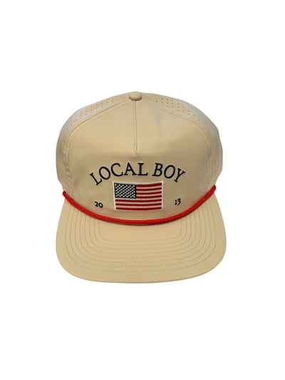 Local Boy Good Ole 'Merica Performance Low Profile Rope Hats