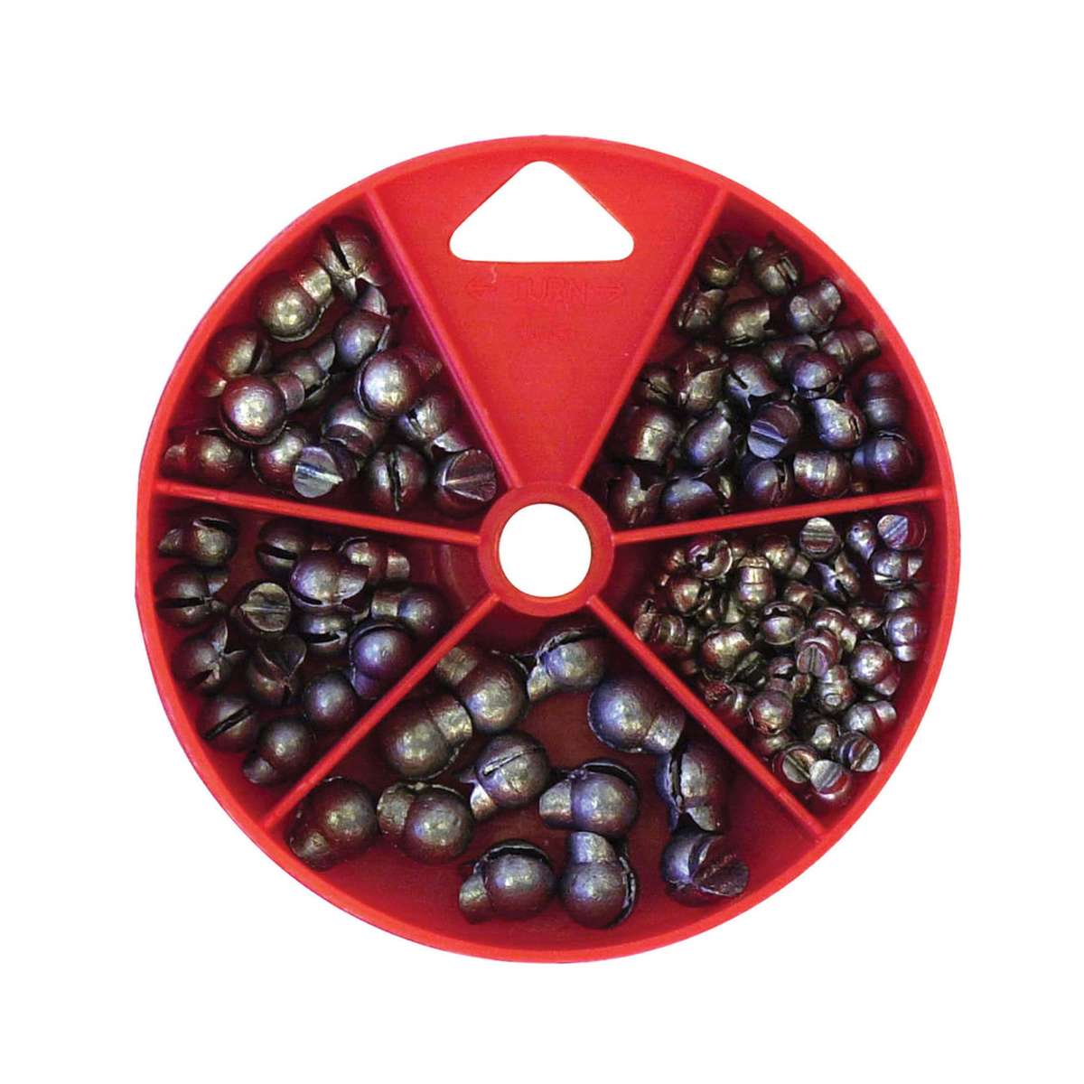 Removable Split Shot Dial Pack Assortment