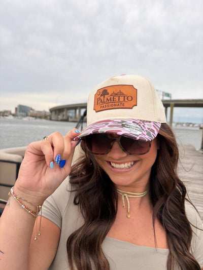 Palmetto Passionate Leather Patch Hat