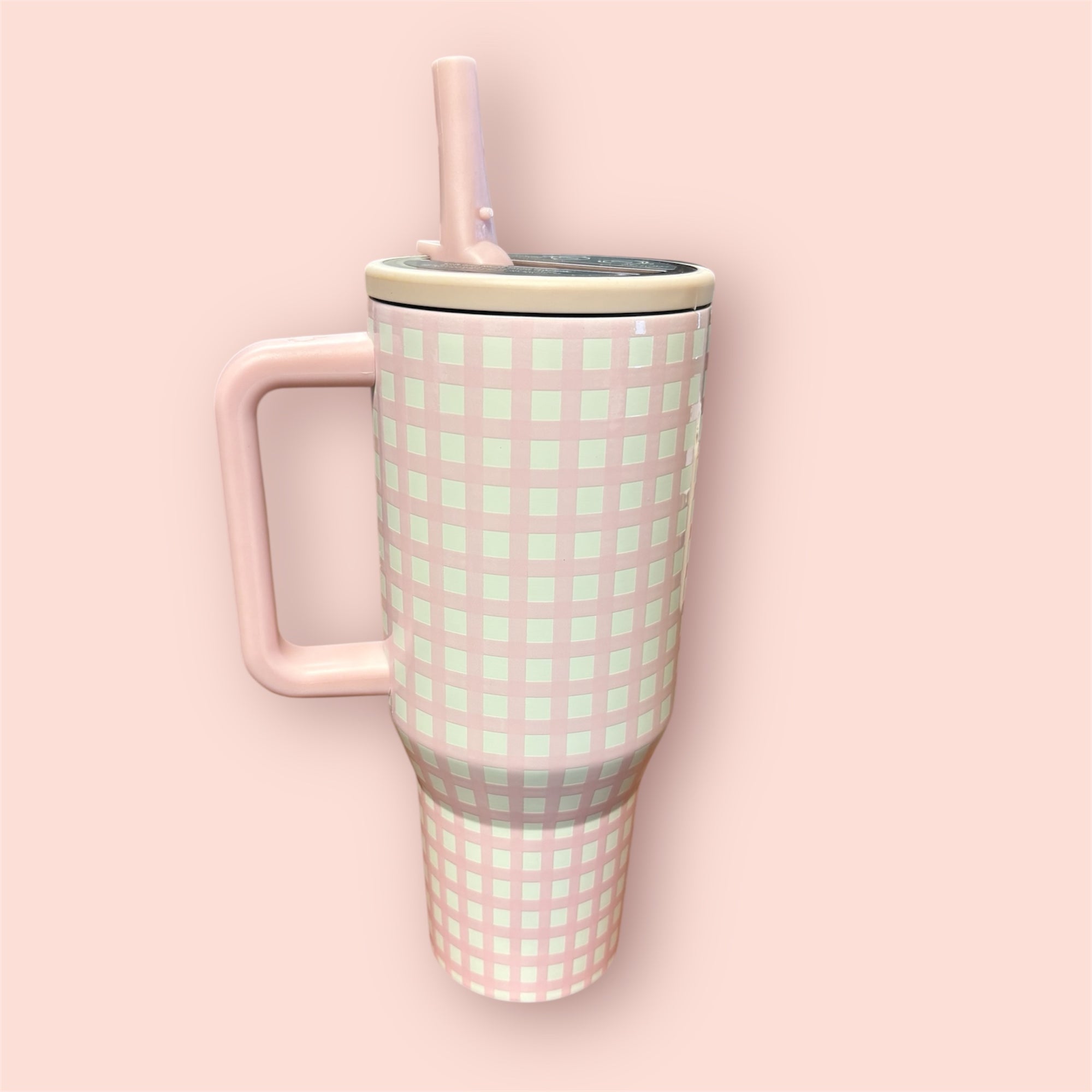 Pink Gingham Hydro-jugs