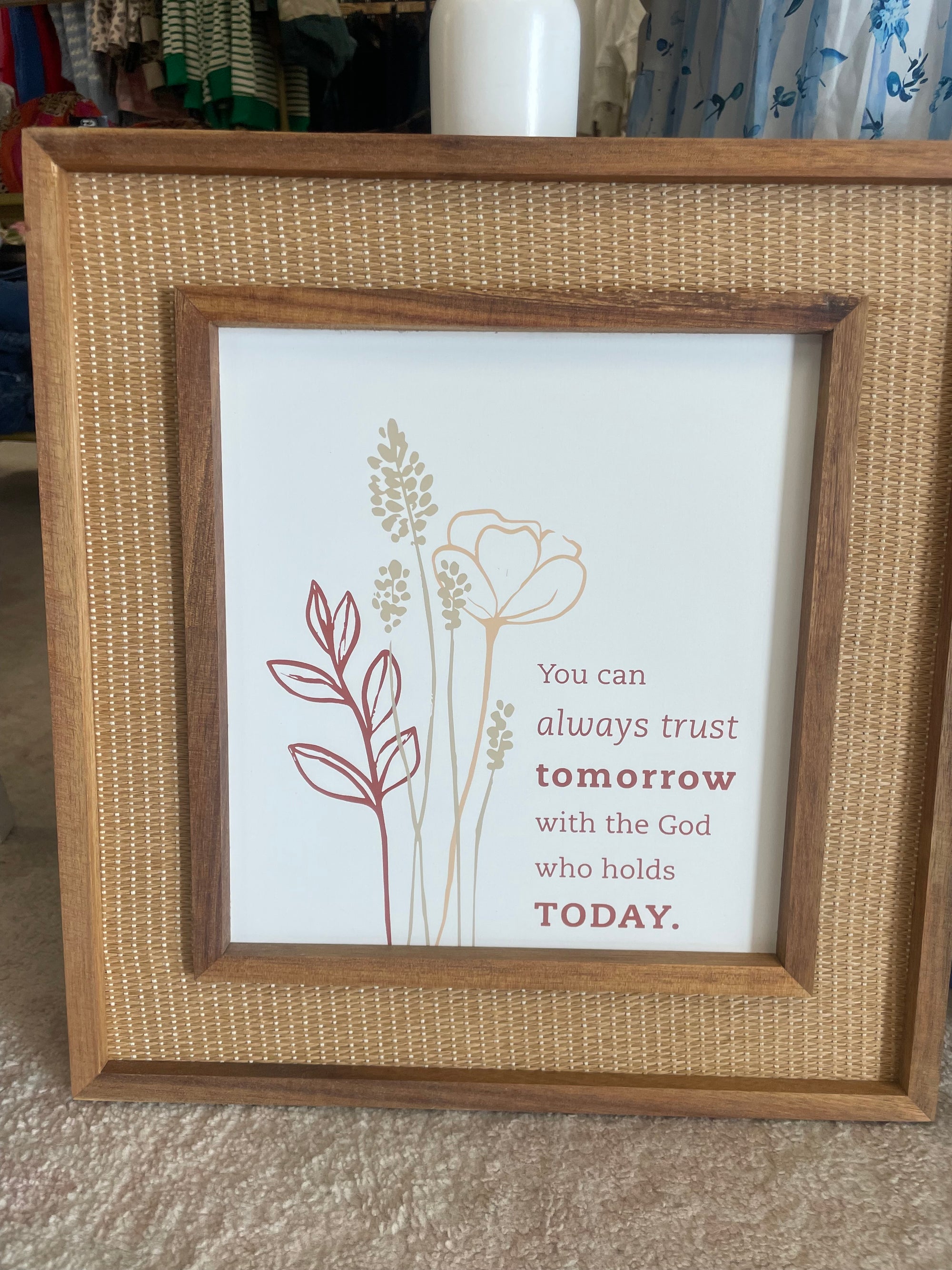 Canvas Picture "Trust Tomorrow"