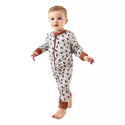 Burlebo Baby Zip Up Pajamas