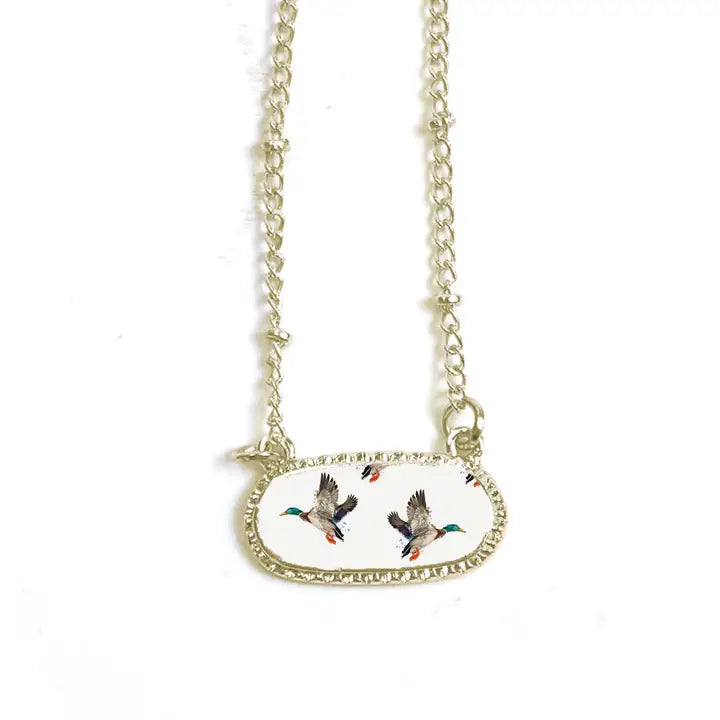 White Duck Necklace