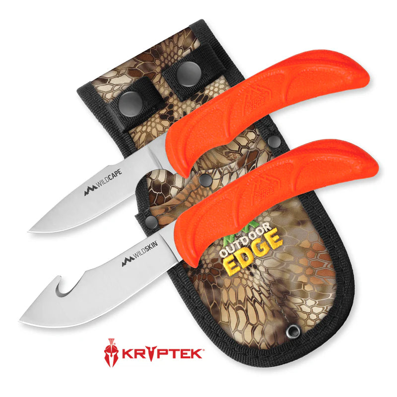 Outdoor Edge WildPair Gut Hook Skinner & Caping Combo