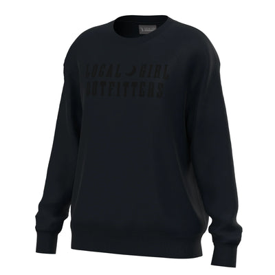 Local Girl Moon Cotton Crewnecks