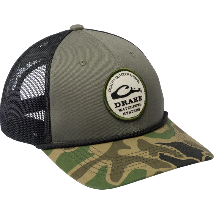 Drake Circle Badge Back Rope Cap