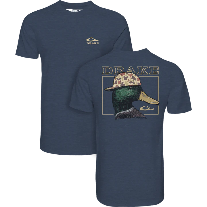 NEW Drake Youth Back Cap Mallard T-Shirts