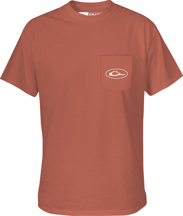 Drake Americana Yellow Lab T-Shirt - Terra Cotta