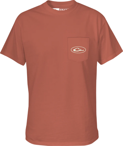 Drake Americana Yellow Lab T-Shirt - Terra Cotta