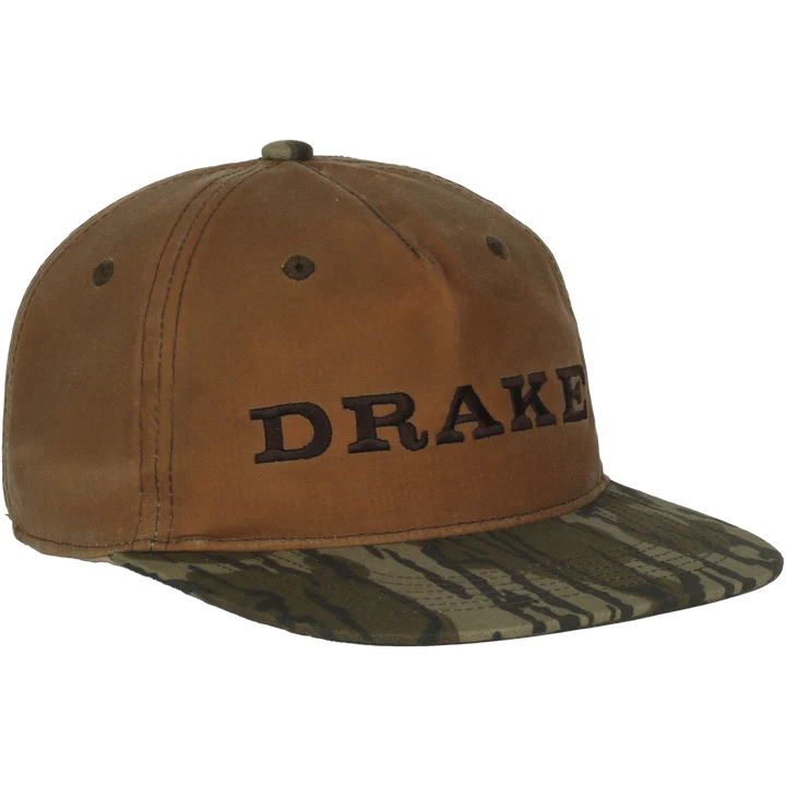 Drake Waxed Cotton Flatbill Ball Caps