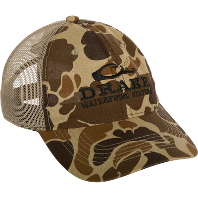 Drake Mesh Back Camo Caps