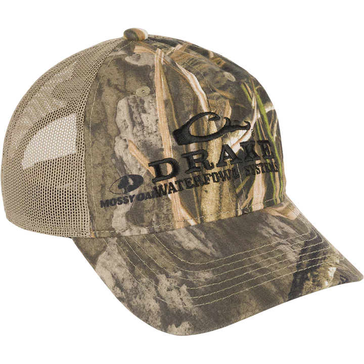 Drake Mesh Back Camo Caps