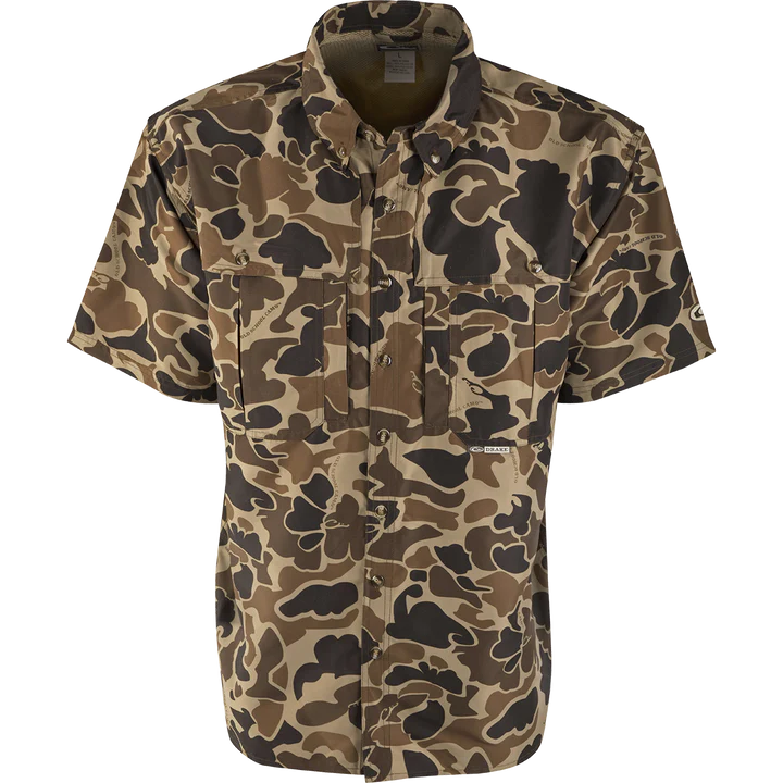 Drake EST Camo Flyweight Wingshooter's Shirt S/S !
