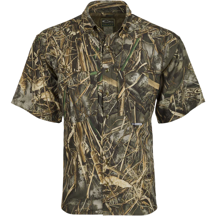 Drake EST Camo Flyweight Wingshooter's Shirt S/S !