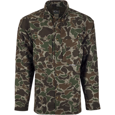 Drake EST Camo Flyweight Wingshooter's Shirt L/S !
