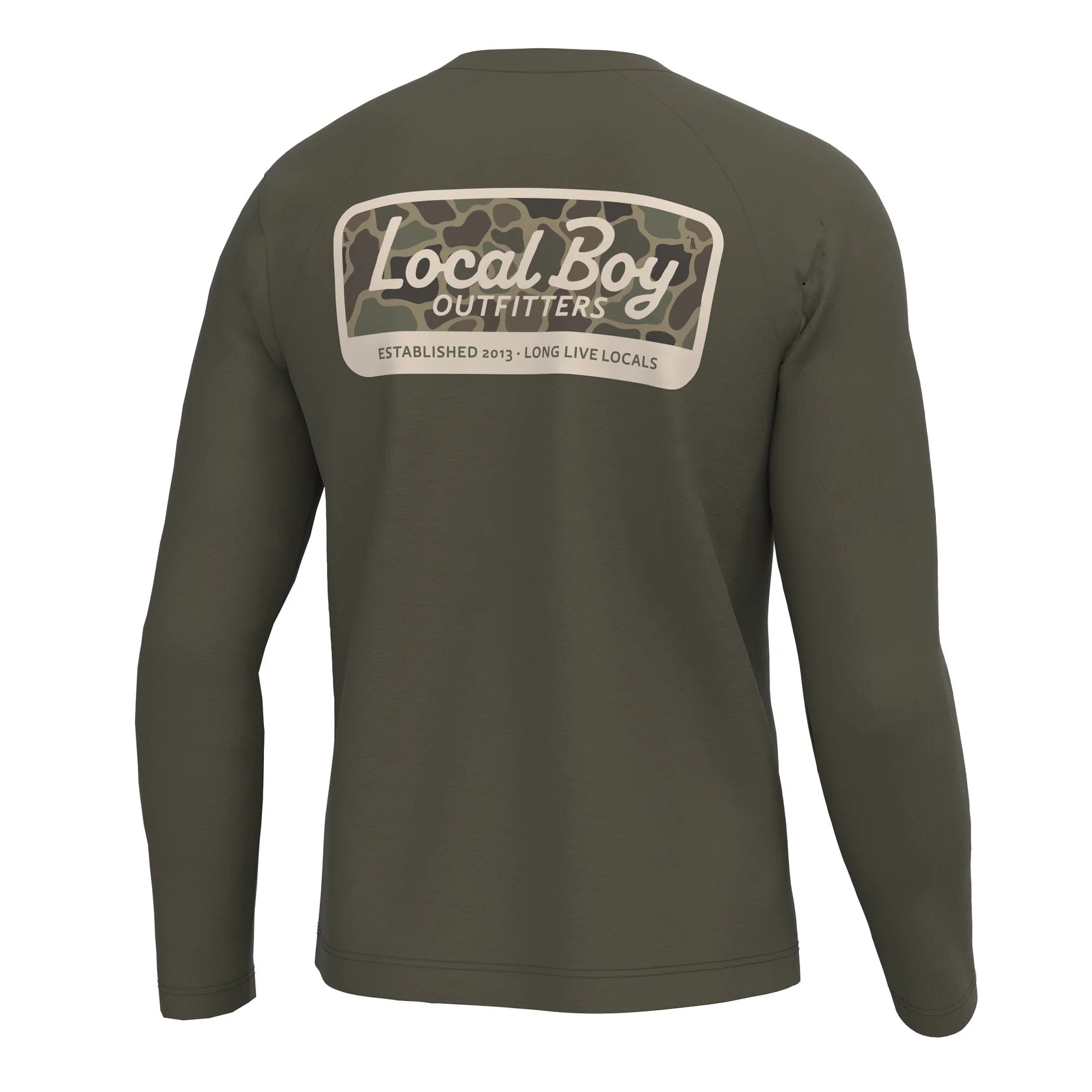 Local Boy Long Sleeve Heather Blend Crewnecks