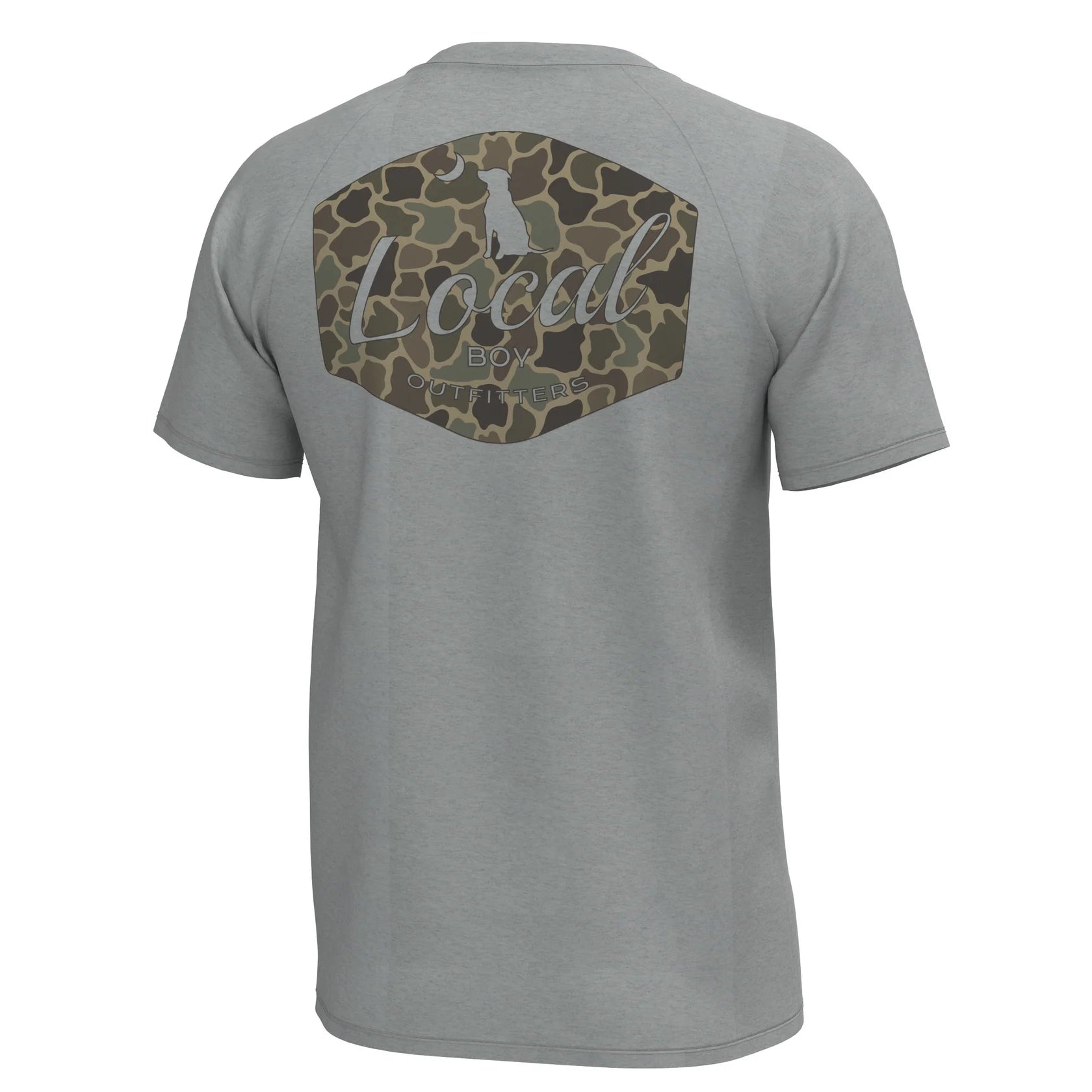 Local Boy Graphic Short Sleeve Heather Blend Performance Shirts