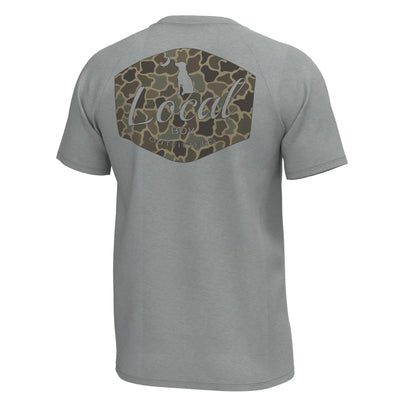 Local Boy Graphic Short Sleeve Heather Blend Performance Shirts