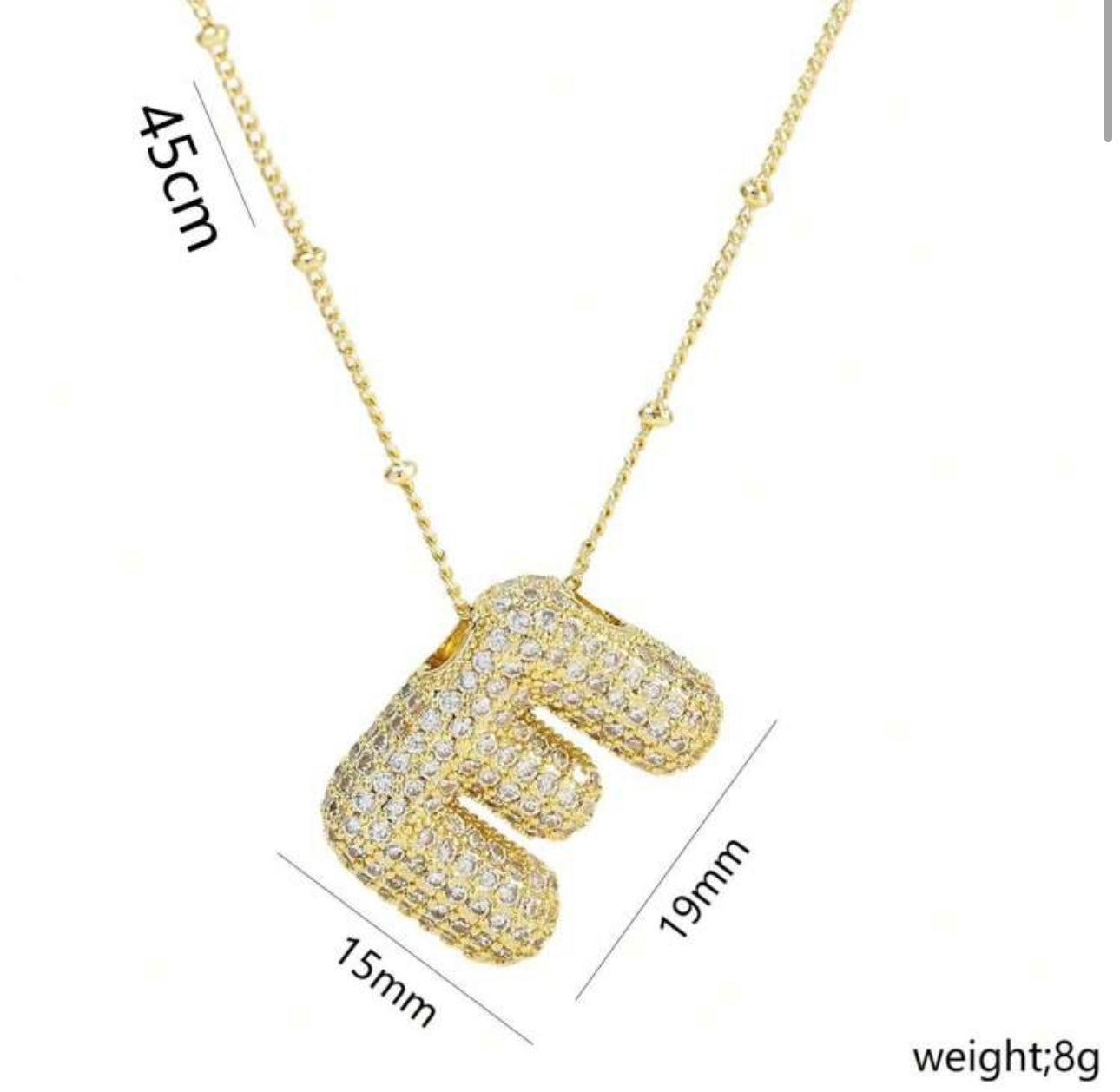 Ladies Letter Necklaces