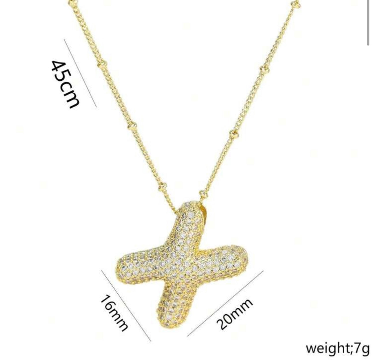 Ladies Letter Necklaces