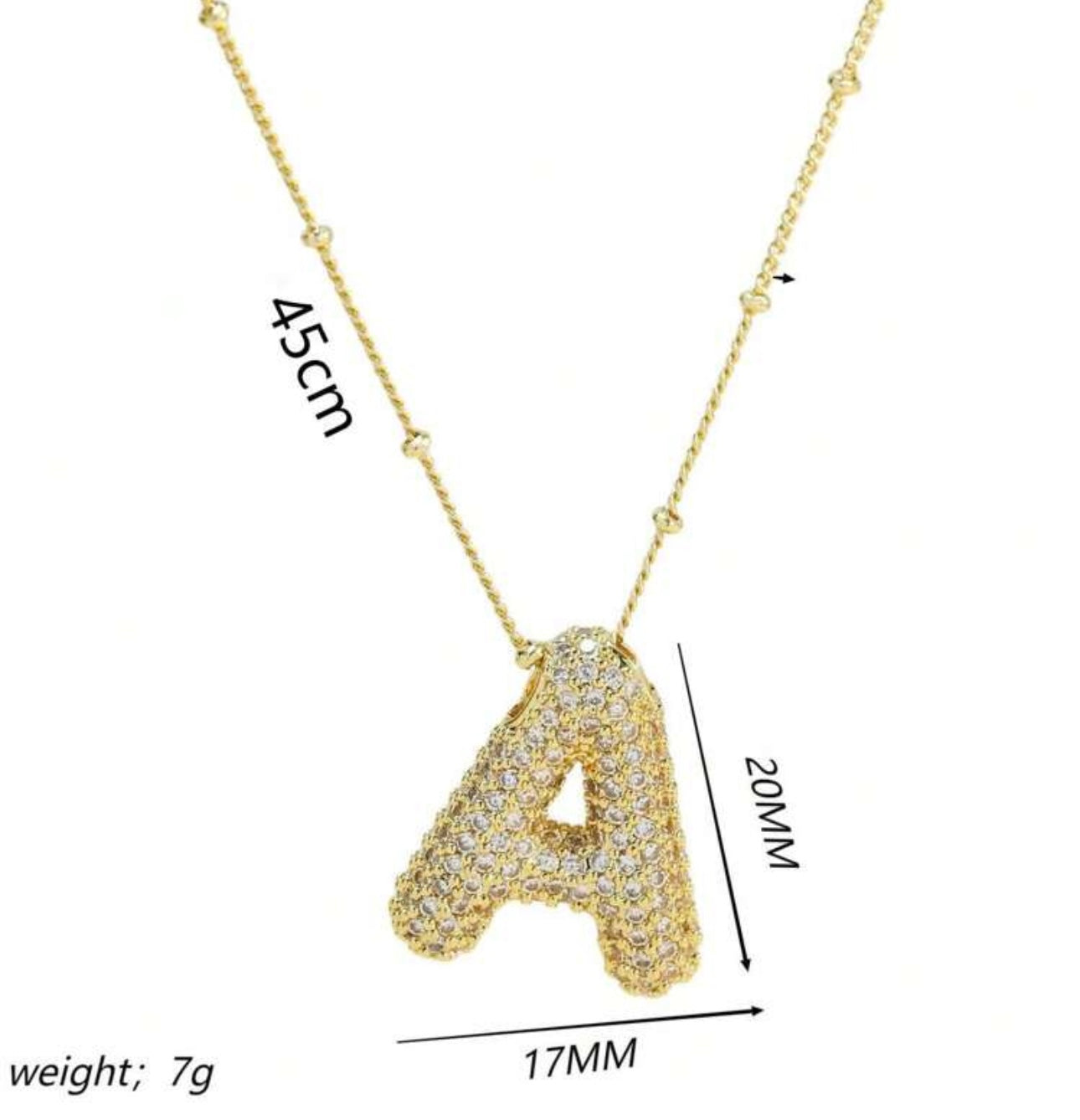 Ladies Letter Necklaces
