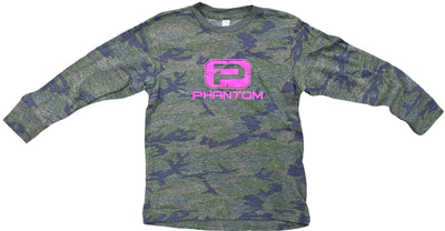 Youth Phantom Vintage Camo Long Sleeve Tee