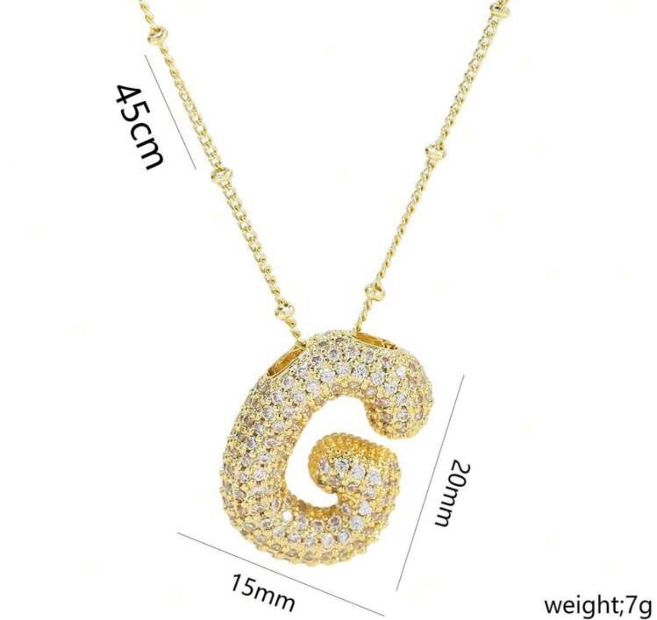 Ladies Letter Necklaces