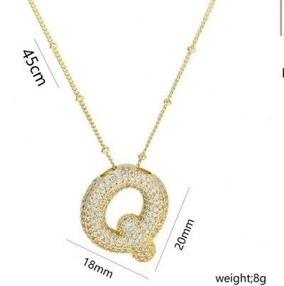 Ladies Letter Necklaces