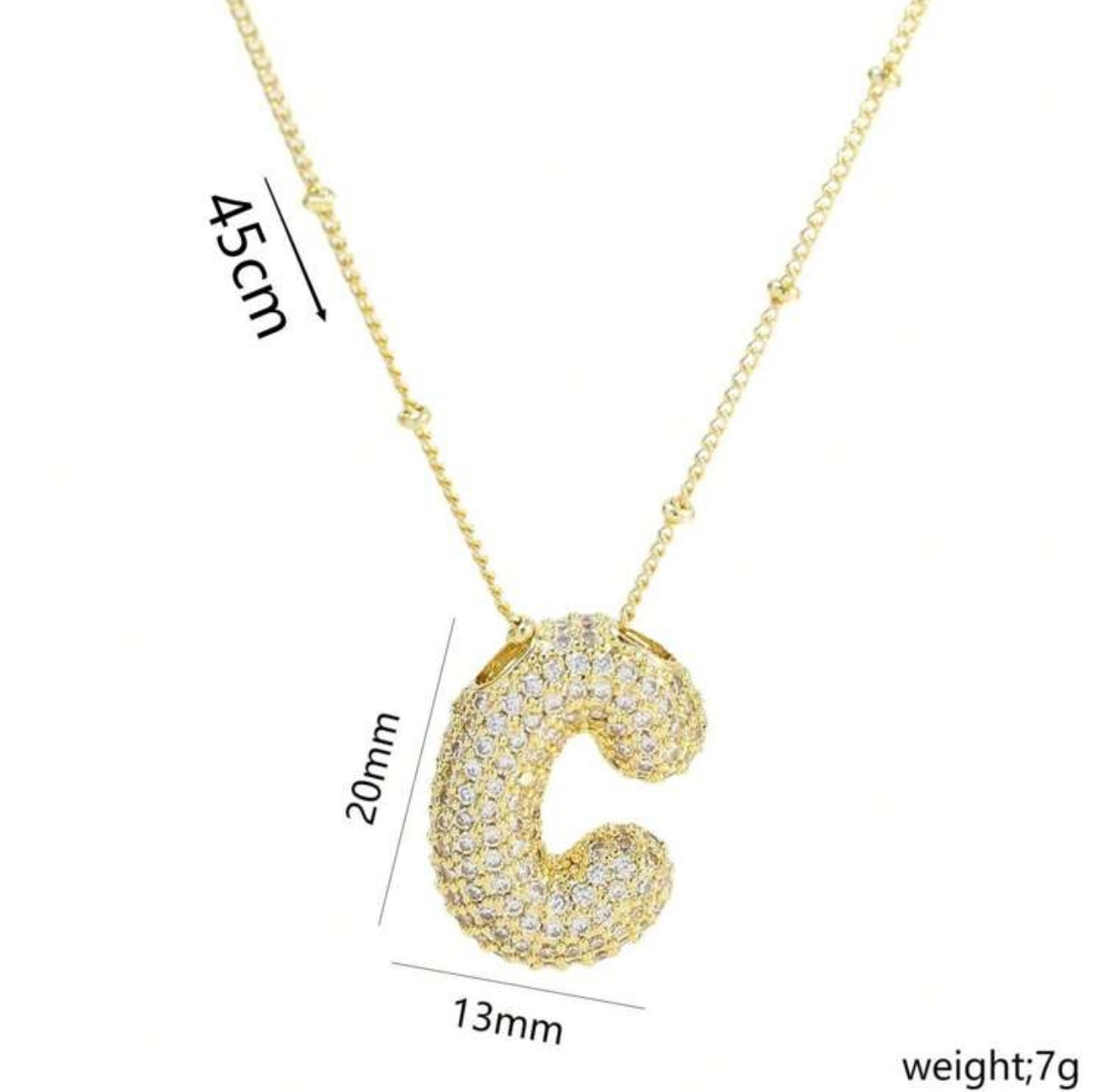 Ladies Letter Necklaces