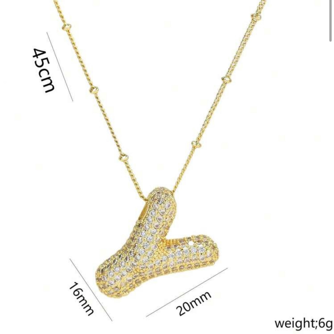 Ladies Letter Necklaces