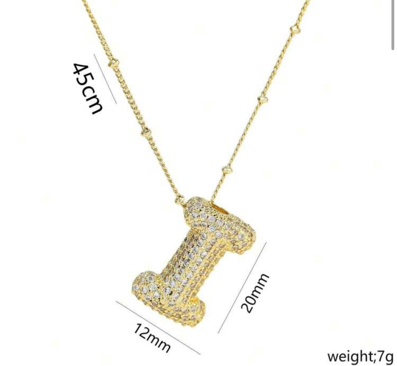 Ladies Letter Necklaces