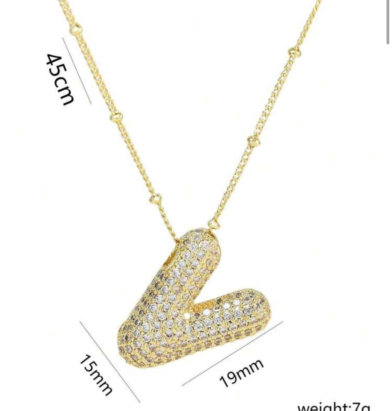 Ladies Letter Necklaces