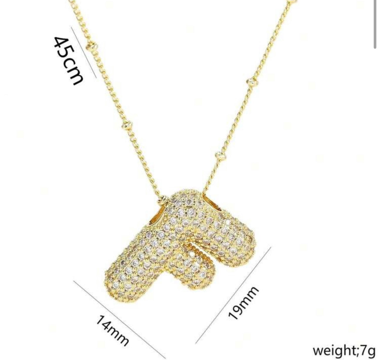 Ladies Letter Necklaces