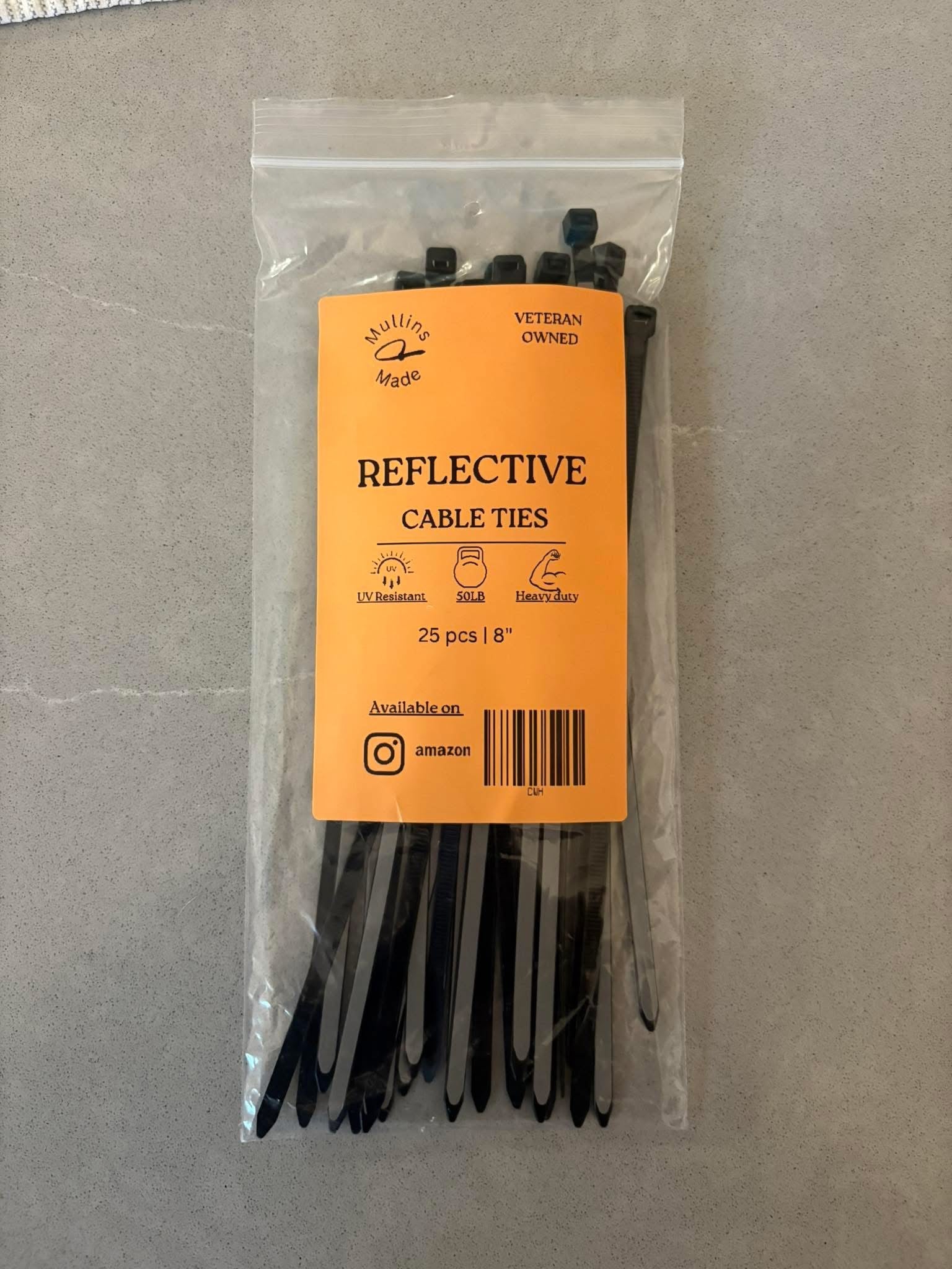 Mullins Made Reflective Cable Ties