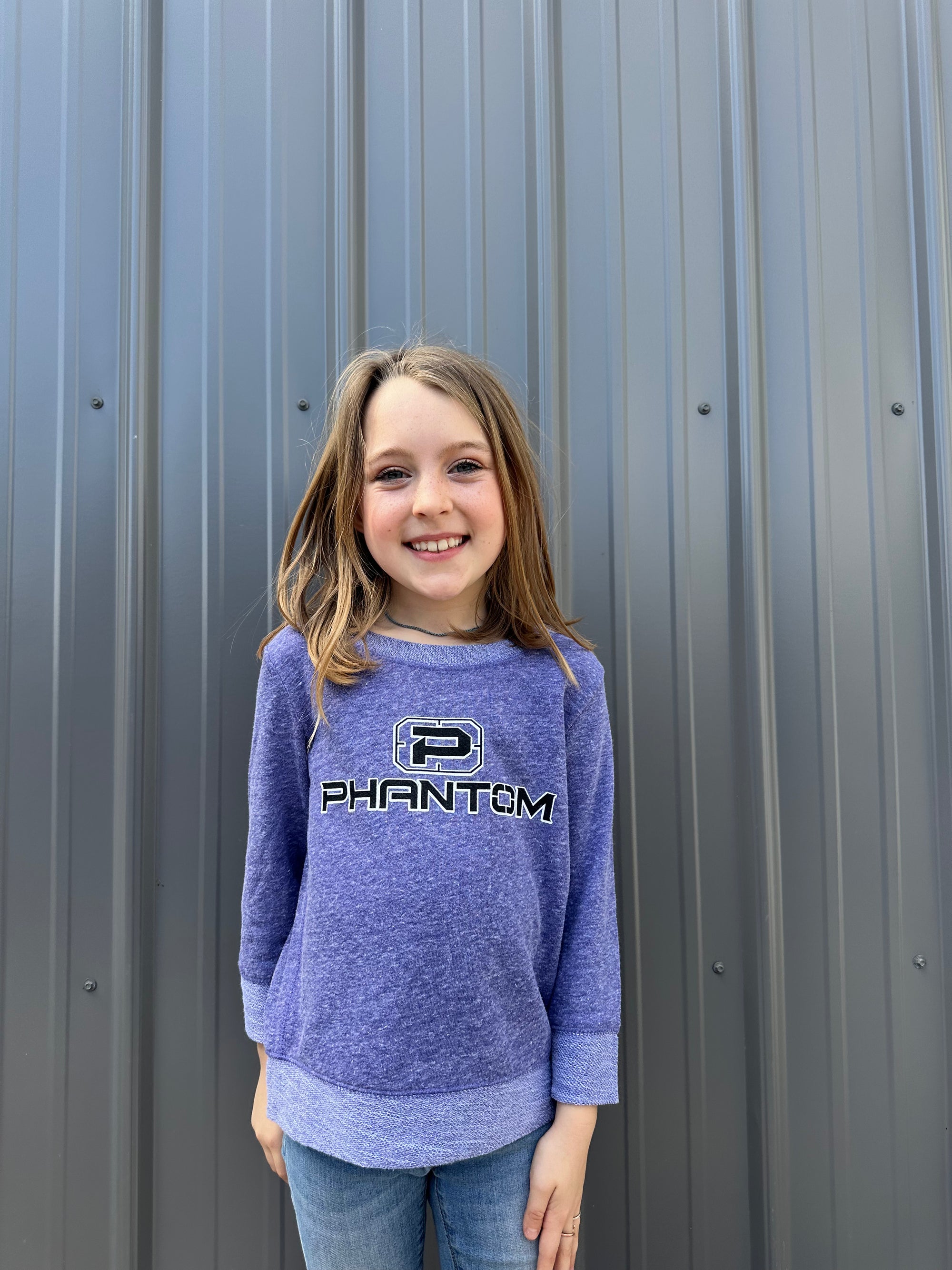 Phantom Toddler Crew Sweater With Patch