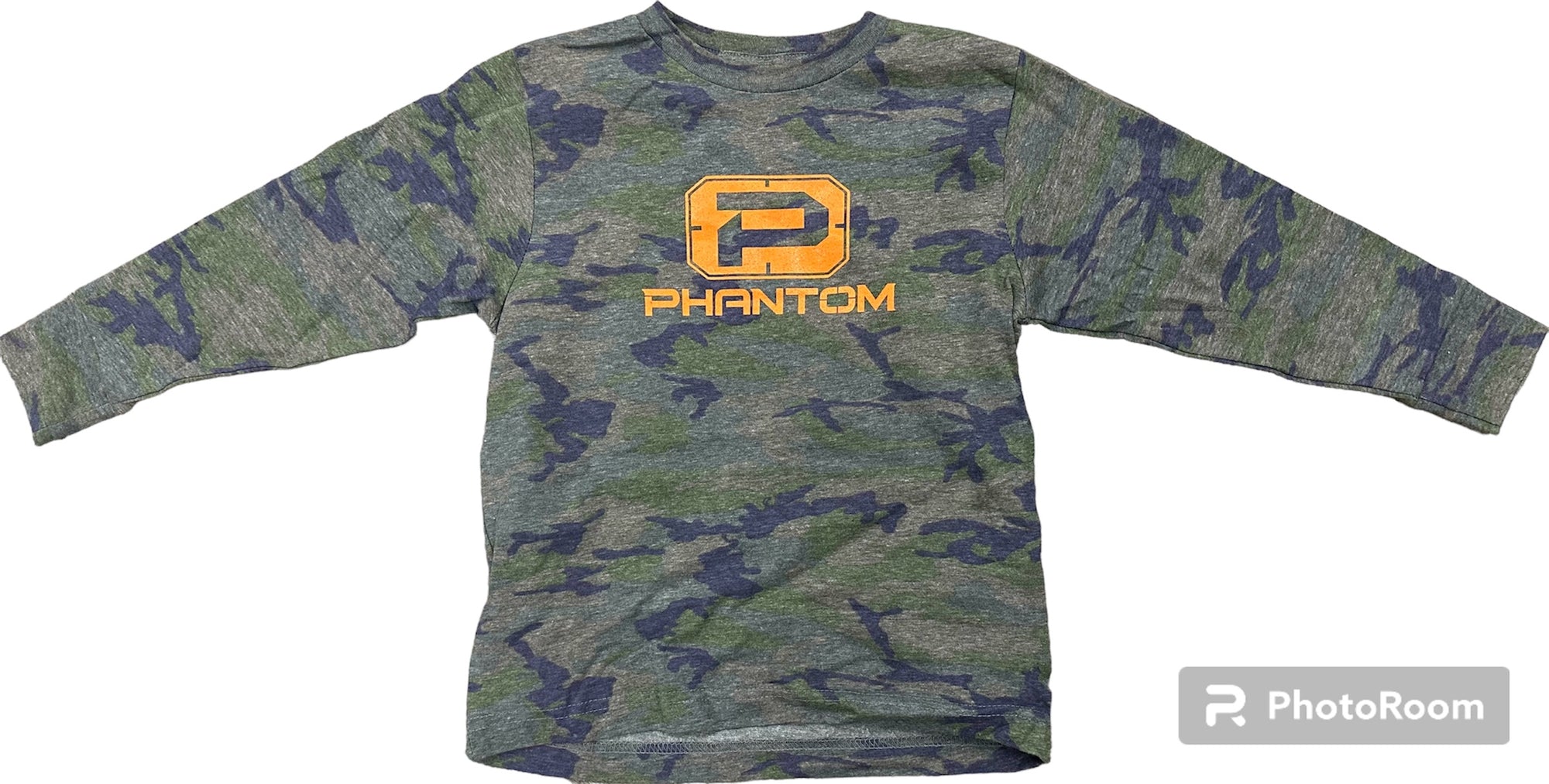 Youth Phantom Vintage Camo Long Sleeve Tee