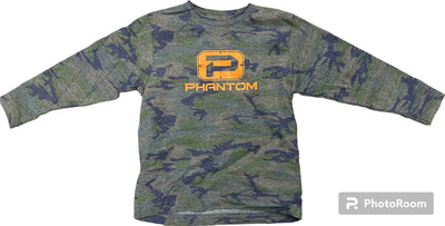 Youth Phantom Vintage Camo Long Sleeve Tee