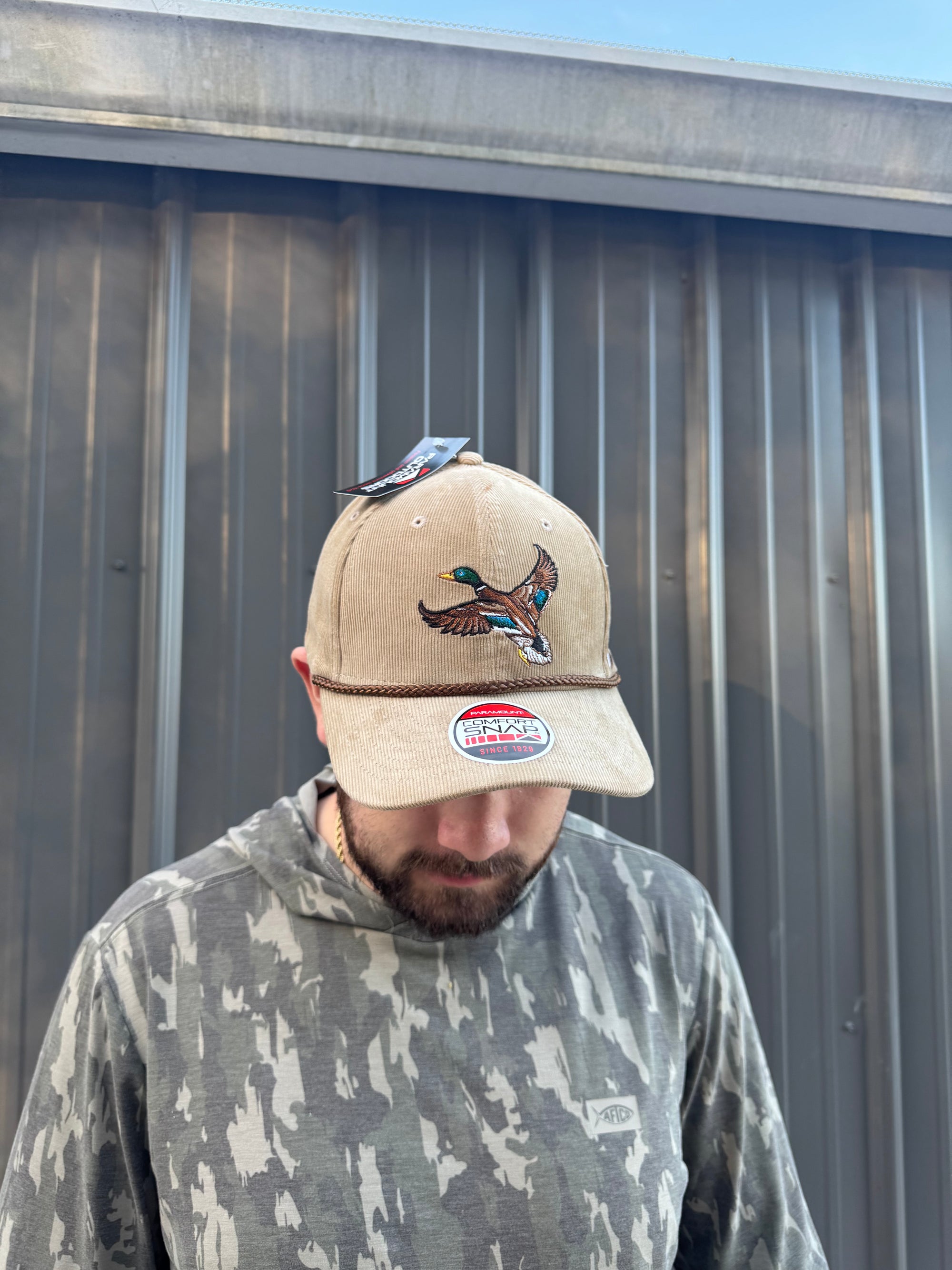 Paramount Hat Cordaroy Mallard - Khaki