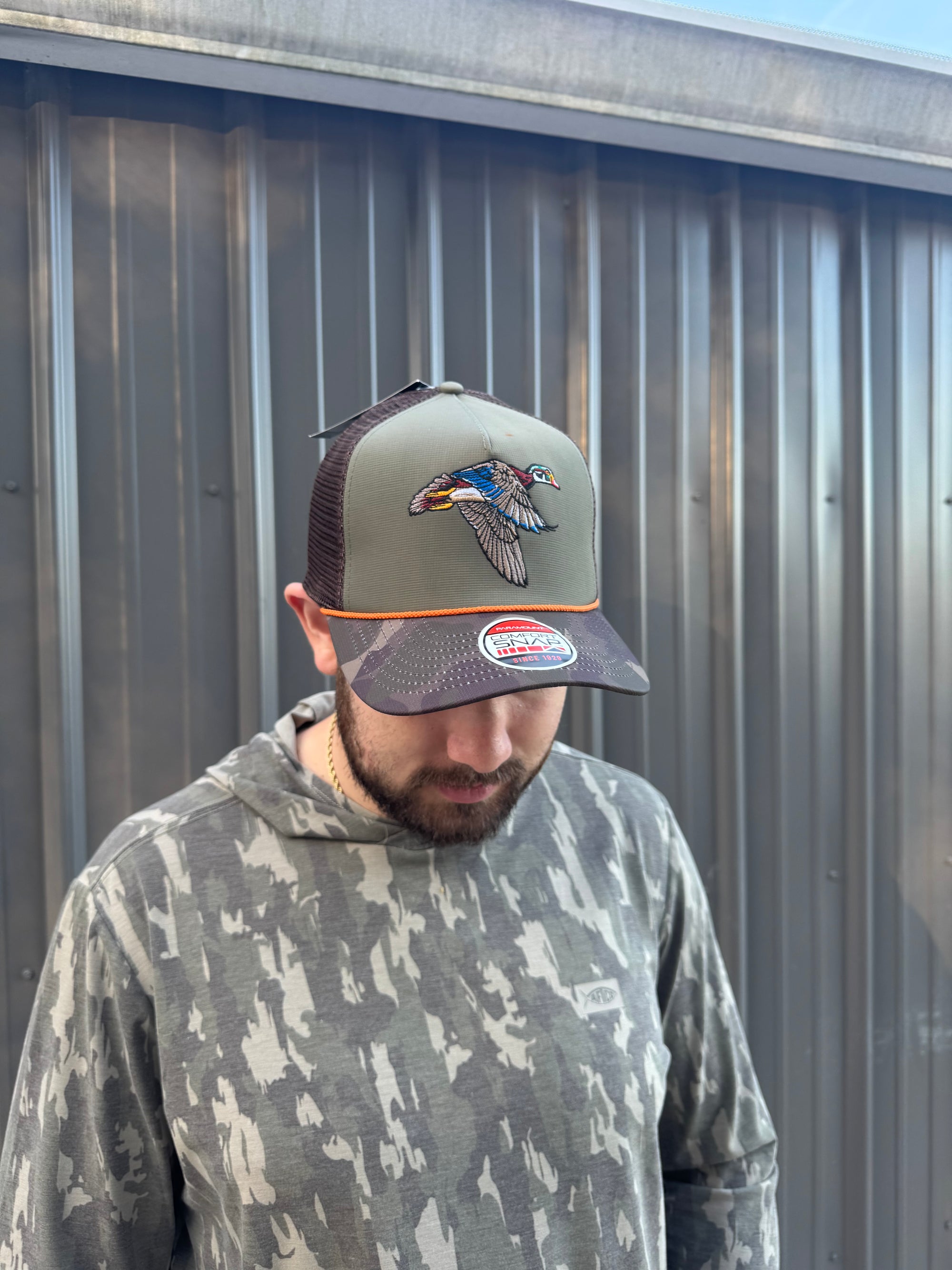 Paramount Hat Sporting Flying Duck - Olive