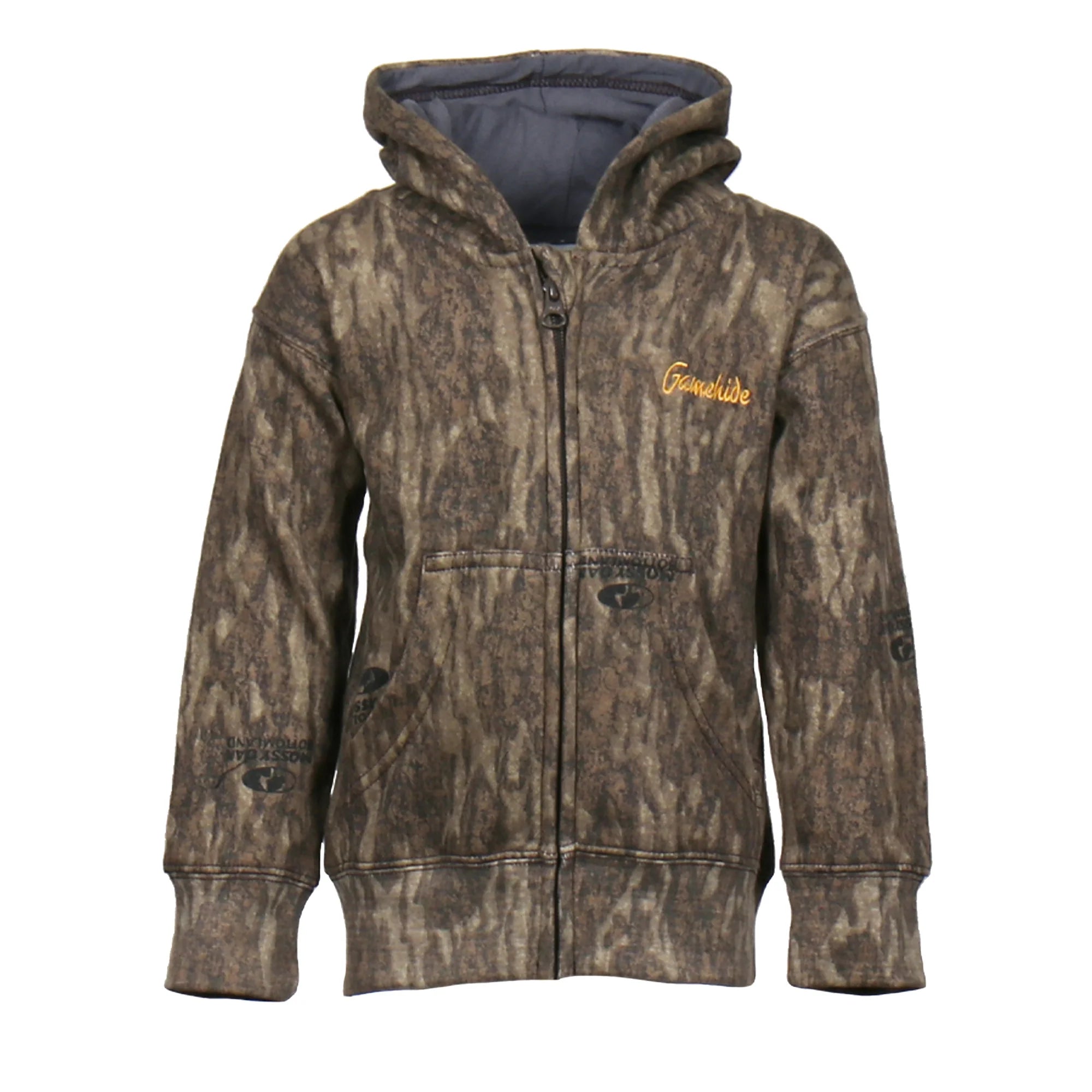 Gamehide Toddler Hunt Camp Hoodies - Mossy Oak Bottomalnd