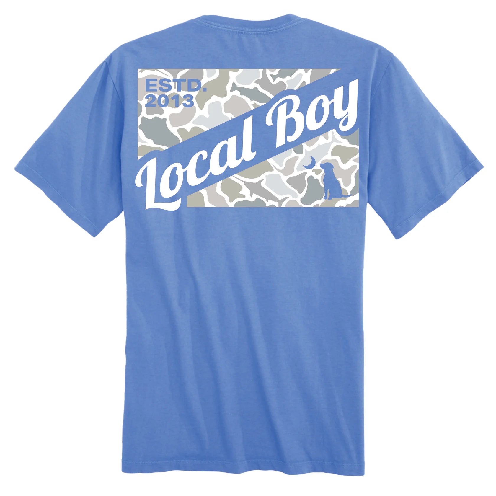 Local Boy Youth Camo Flag Saltwater T-Shirts