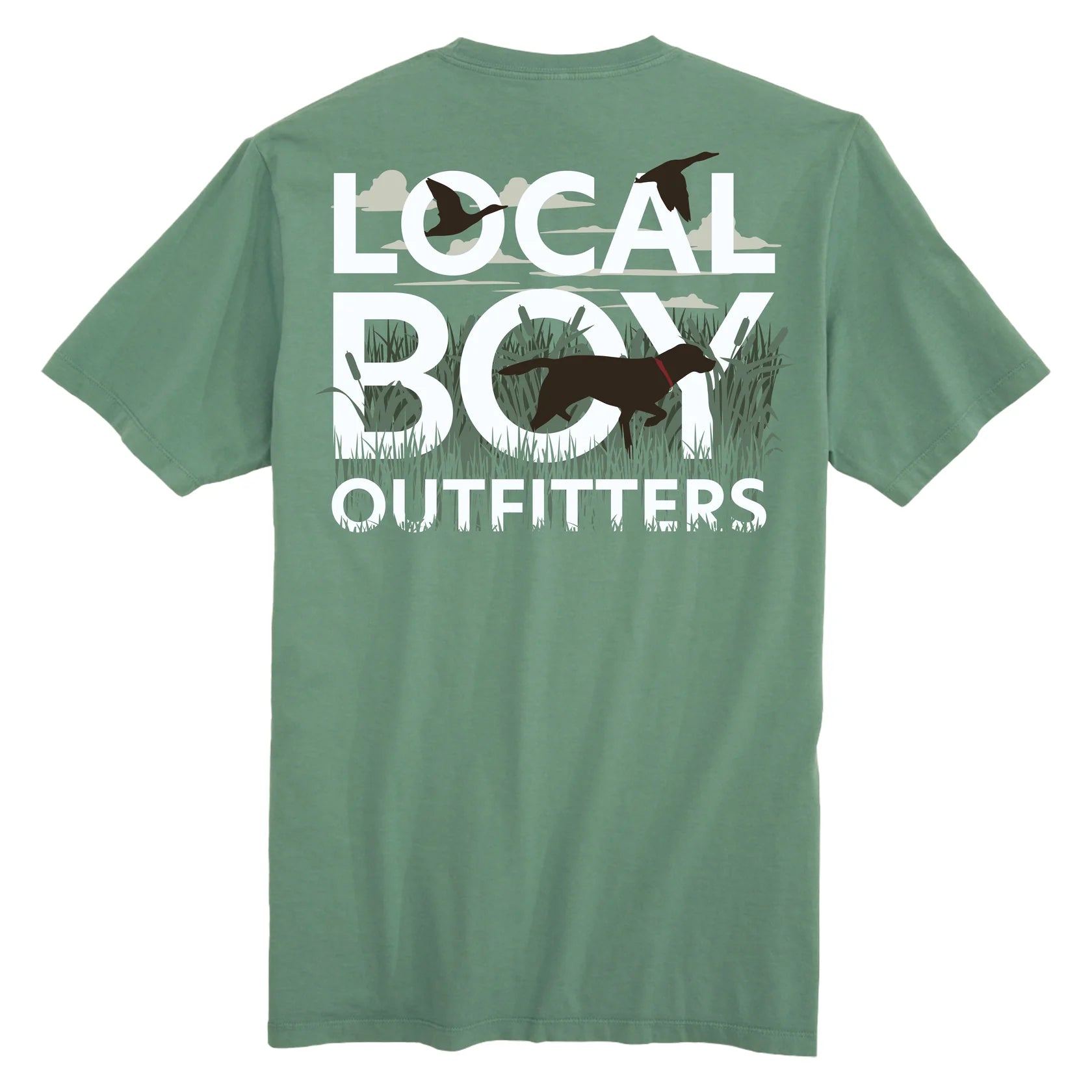 Local Boy Text and Tail T-Shirts