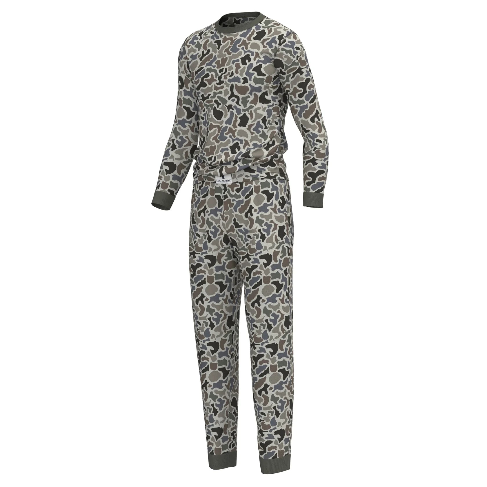 Local Boy Toddler Rib Pajama Set