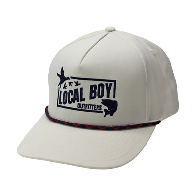 Local Boy Cast & Blast 2.0 High Crown Hats - Stone
