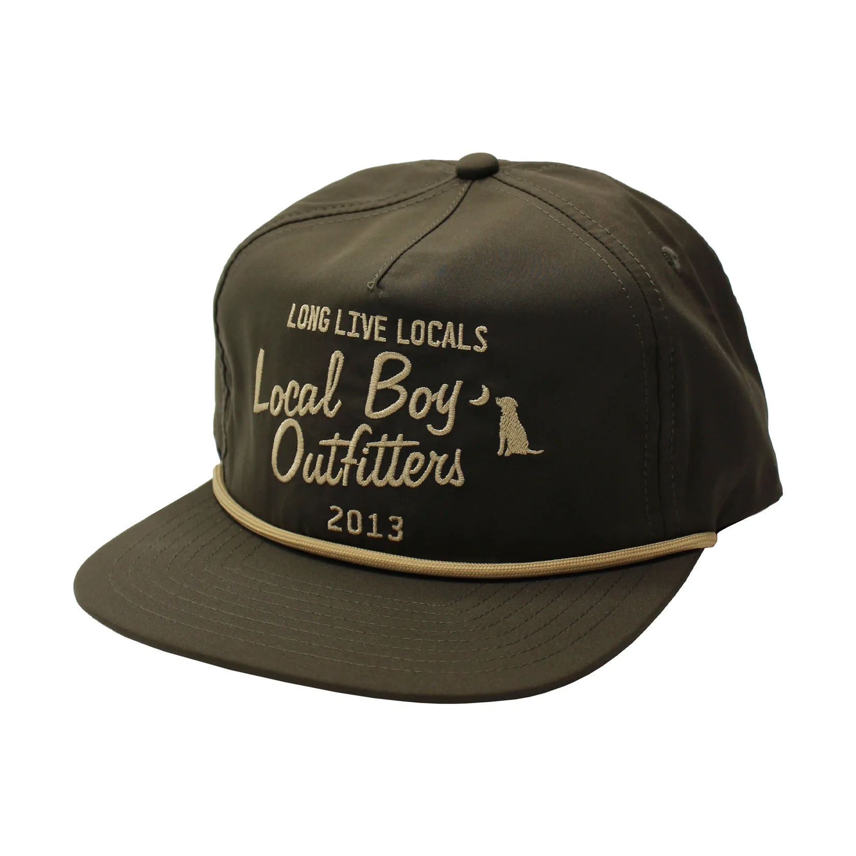 Local Boy Standard Low Profile Rope Hat - Coffee